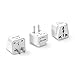 BESTEK Japan Travel Plug Adapter, Grounded Universal Type A Plug Adapter JP to US Adapter - Ultra Compact for US, Japan, China Phones, Laptops, Camera Chargers and More, 3 Pack