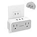 2 Prong to 3 Prong Outlet Adapter, TESSAN US to Japan Plug Adapter with 2 Outlets 3 USB Wall Charger, Travel Power Splitter for USA to Japanese Canada Mexico Philippines Peru, Type A