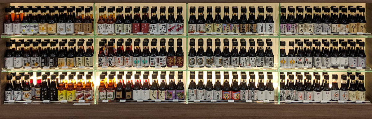 80 Choices of Soy Sauce in Ginza